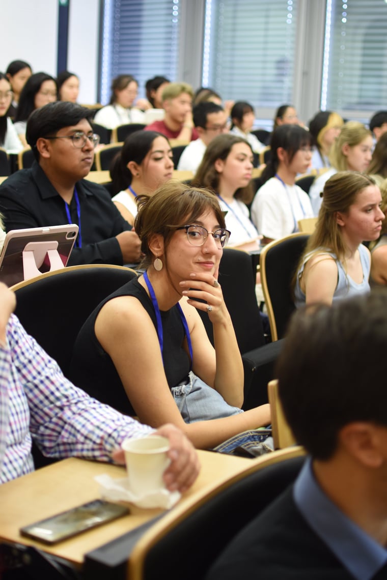 Students during a practitioner-led lecture